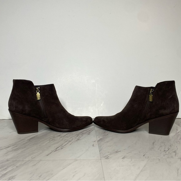 Blondo Naple Brown Suede Waterproof Bootie 9M - Picture 5 of 16